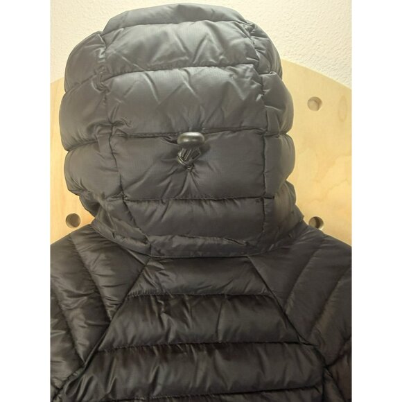 Women's Patagonia Down Sweater Hoody Size S Black Puffer Jacket Packable Hoodie - Picture 16 of 16